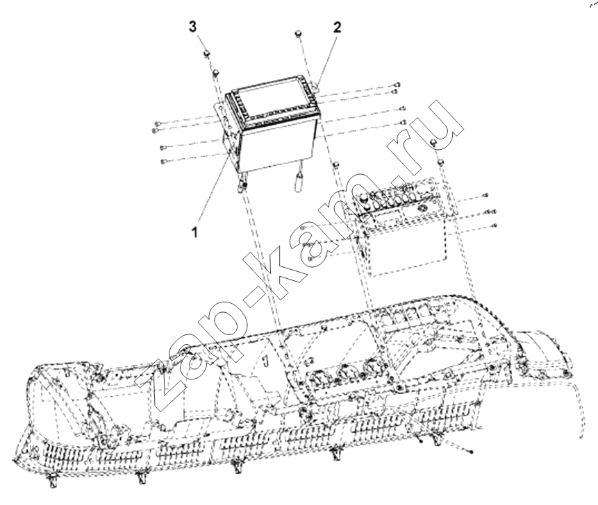 Схема/чертеж: 7920A-C0101 GPS Subassembly / DongFeng DFL4251A-T04-930-00CA