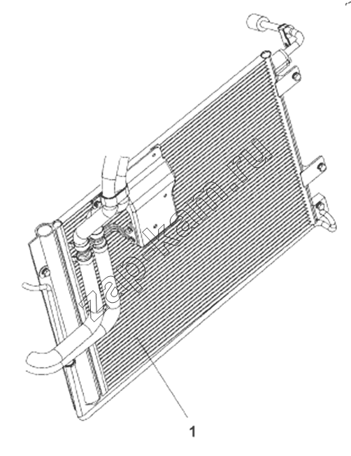 Схема/чертеж: 8105A-C0102 Condenser Subassembly / DongFeng DFL4251A-T04-930-00CA