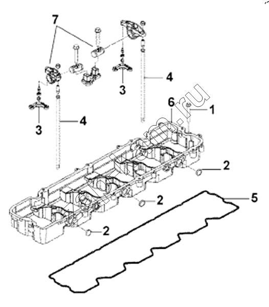 Схема/чертеж: RL9783 Rocking Arm Subassembly / DongFeng DFL4251A-T04-930-00CA