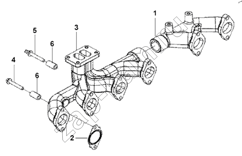 Схема/чертеж: TB91473 Supercharger Positioning Subassembly / DongFeng DFL4251A-T04-930-00CA