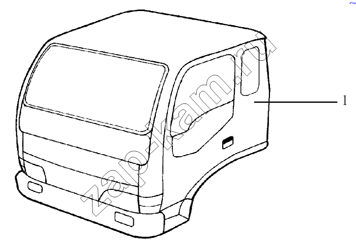 Схема/чертеж: Кабина / DongFeng EQ-1074