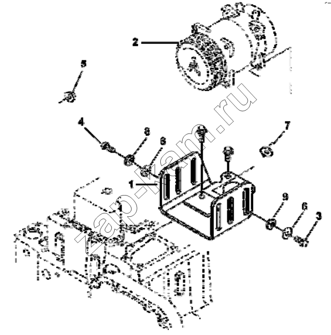 Схема/чертеж: CF9148 Air conditioner subassembly / DongFeng EQ4251W2 - 999Z