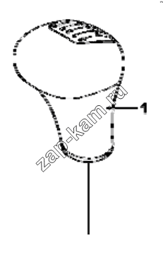 Схема/чертеж: 1703A-T0900 Shift control handle group / DongFeng EQ4251W2 - 999Z