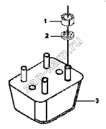 Схема/чертеж: 2902S1-ZB8A Stopper subassembly / DongFeng EQ4251W2 - 999Z
