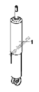 Схема/чертеж: 2921A2-02 Vibration damper subassembly / DongFeng EQ4251W2 - 999Z