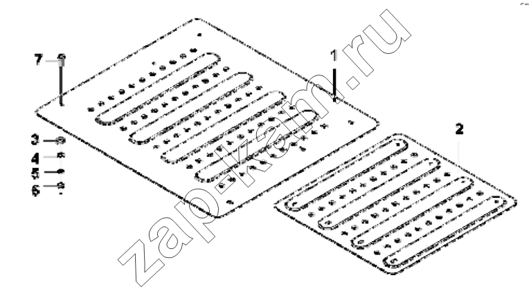 Схема/чертеж: 2701B-T0400 Working stand group / DongFeng EQ4251W2 - 999Z
