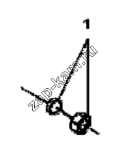 Схема/чертеж: 3104B4-ZB3 Rear wheel nut subassembly / DongFeng EQ4251W2 - 999Z