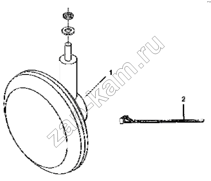 Схема/чертеж: 3729A6-ZB6 Rear lamp group / DongFeng EQ4251W2 - 999Z