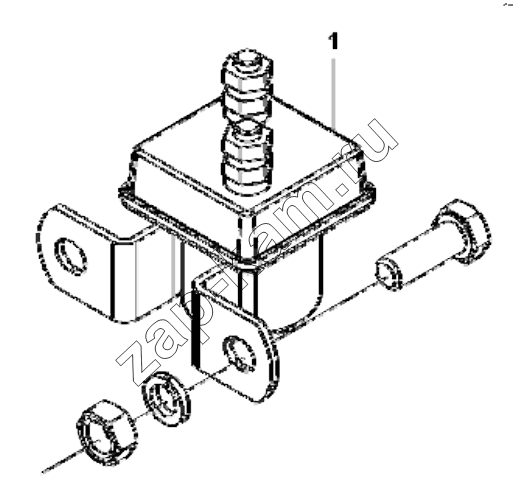 Схема/чертеж: 3735B-ZB7C0 Starter relay group / DongFeng EQ4251W2 - 999Z
