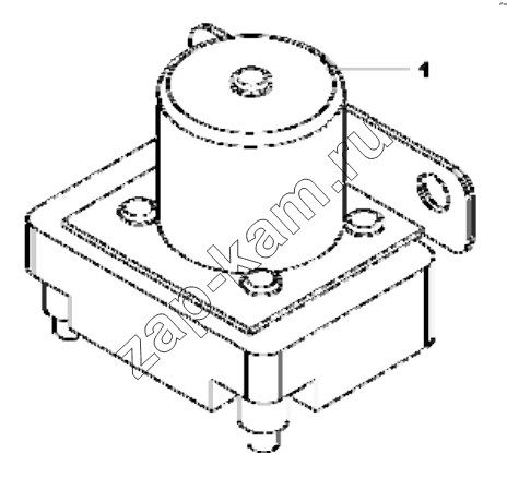 Схема/чертеж: 3735C-T2201 Intake preheating relay group / DongFeng EQ4251W2 - 999Z