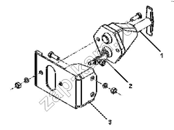 Схема/чертеж: 3736A6-01 Power master switch group / DongFeng EQ4251W2 - 999Z