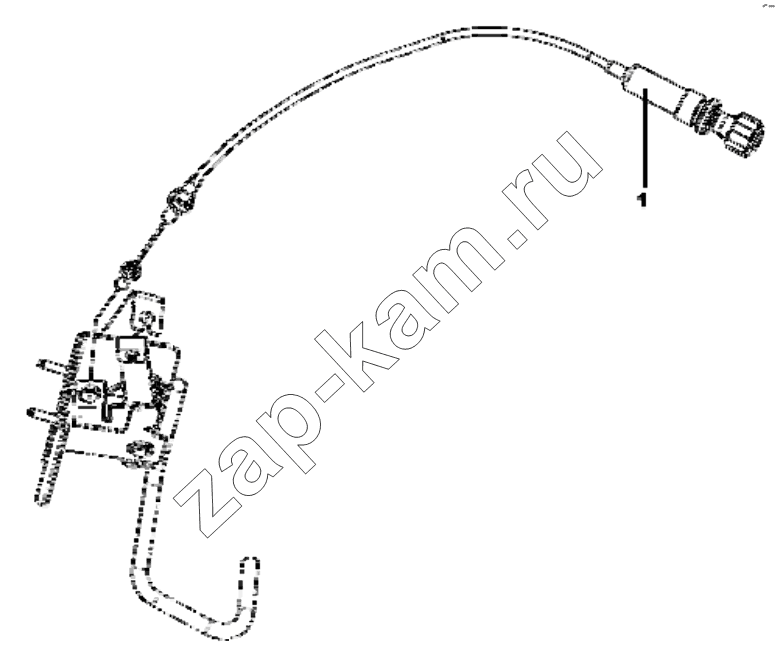 Схема/чертеж: 1108J-C0101 Idling throttle controller assembly / DongFeng EQ4251W2 - 999Z
