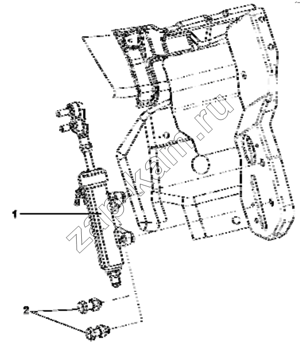 Схема/чертеж: 1604A-C0100 Clutch master cylinder group / DongFeng EQ4251W2 - 999Z