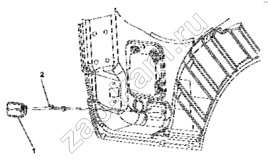 Схема/чертеж: 3714D-C0100 Step lamp group / DongFeng EQ4251W2 - 999Z