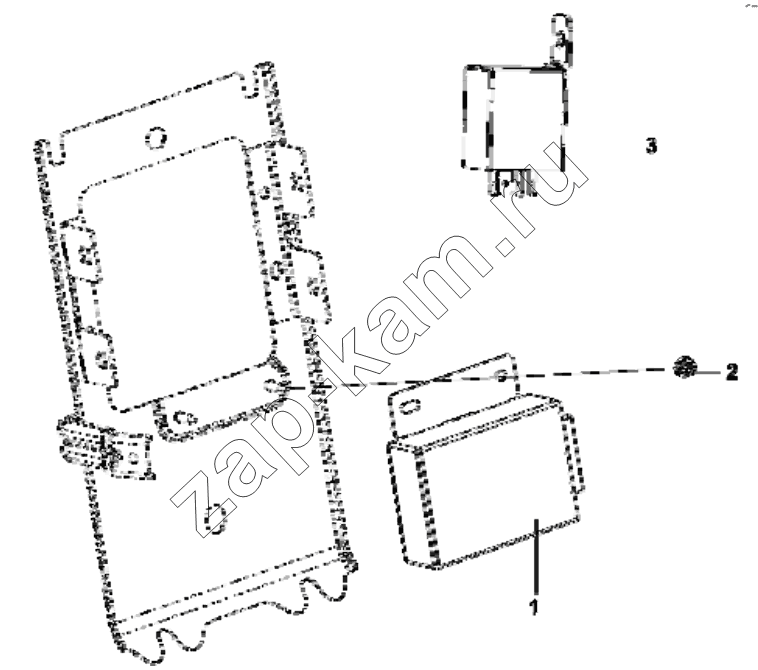 Схема/чертеж: 3735M-C0100 Wiper relay group / DongFeng EQ4251W2 - 999Z