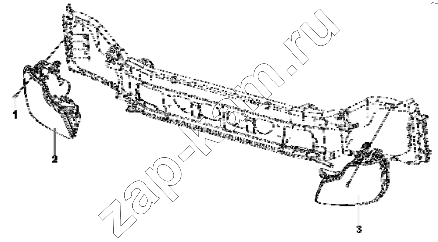 Схема/чертеж: 3772A-C0100 Front combination lamp group / DongFeng EQ4251W2 - 999Z