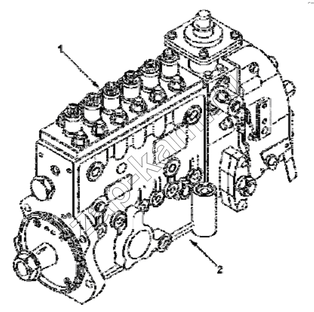Схема/чертеж: FP90545 Fuel pump group / DongFeng EQ4251W2 - 999Z