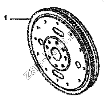 Схема/чертеж: FW9782 Flywheel group / DongFeng EQ4251W2 - 999Z
