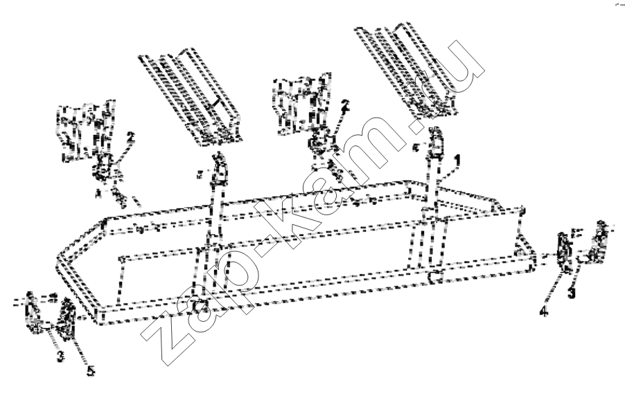 Схема/чертеж: 7600B-C0300 Upper sleeper group / DongFeng EQ4251W2 - 999Z