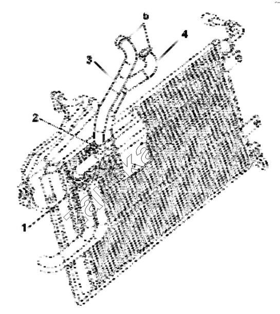 Схема/чертеж: 8101B-C0100 Heater pipeline group / DongFeng EQ4251W2 - 999Z