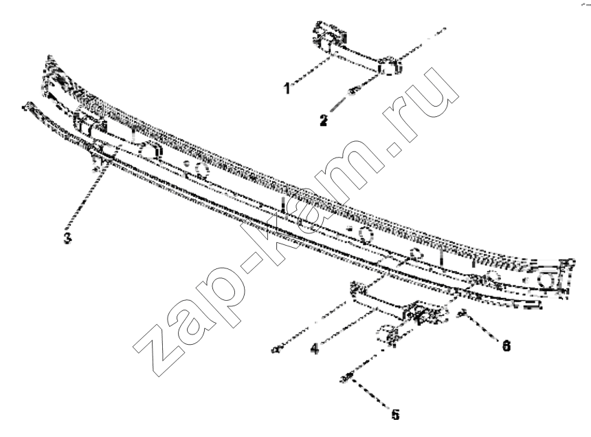 Схема/чертеж: 8211A-C0101 Exterior armrest group / DongFeng EQ4251W2 - 999Z