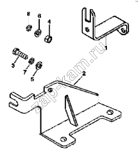 Схема/чертеж: MS9067 Throttle control group / DongFeng EQ4251W2 - 999Z
