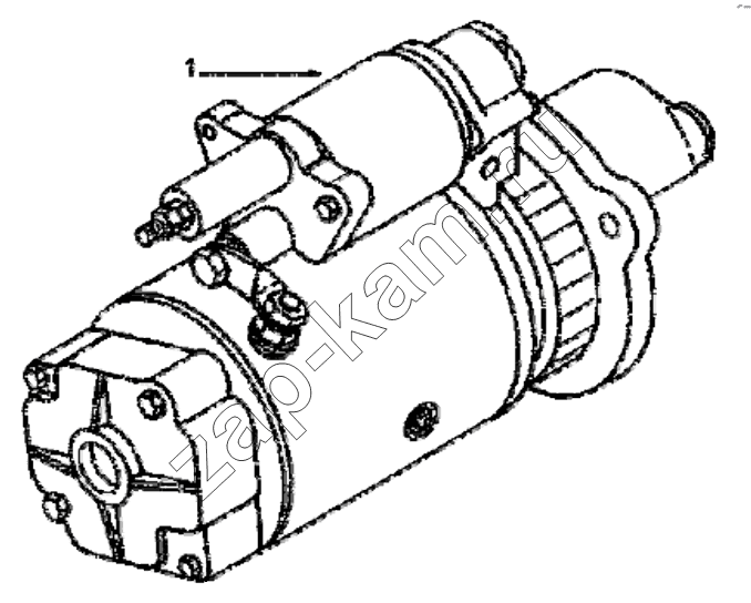 Схема/чертеж: ST9344 Starter group / DongFeng EQ4251W2 - 999Z