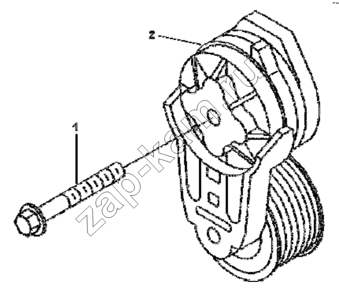 Схема/чертеж: WP9916 Belt tightener group / DongFeng EQ4251W2 - 999Z