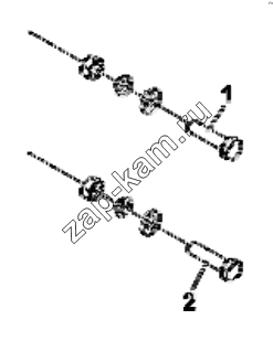 Схема/чертеж: 1118B1-ZB6 Intercooler fastener / DongFeng EQ4251W2 - 999Z