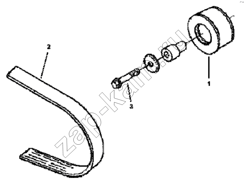 Схема/чертеж: CF9118 Air conditioner driving piece group / DongFeng EQ4251W2 - 999Z