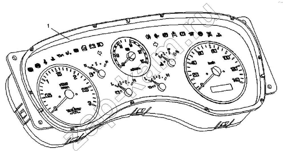 Схема/чертеж: Приборы / FAW CA-3312 (P2K2B2T4A2Z)