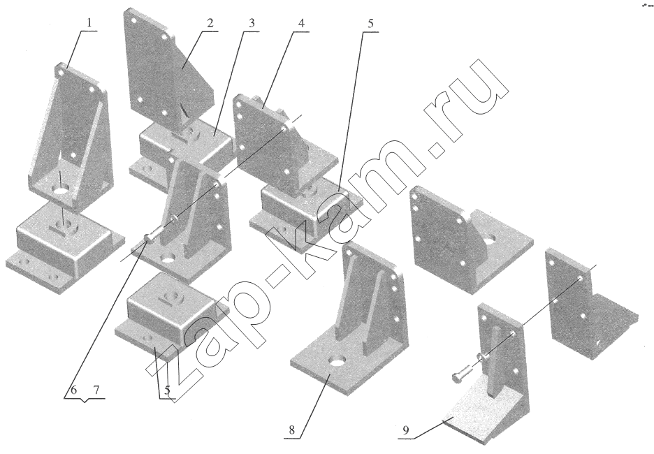 Схема/чертеж: Suspension / FAW CA6110