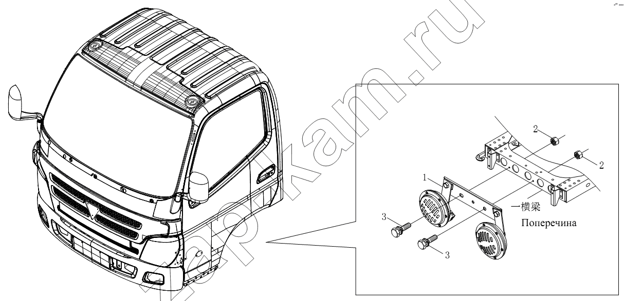 Схема/чертеж: 1S10433673002 Сигнализация / Foton BJ1051, BJ1061 (Aumark)