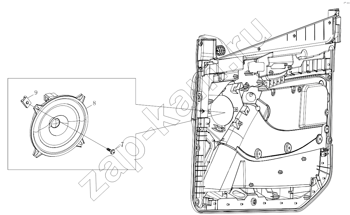 Схема/чертеж: 1SB2487910202 Audible device / Foton 4189SLFKA-AEZA01