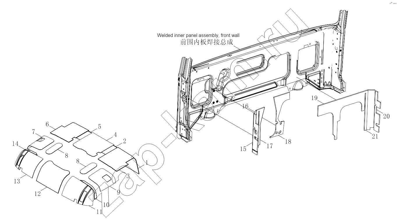 Схема/чертеж: 1SB2485130402 Soundproof, insulating, damping, sealing devices / Foton 4189SLFKA-AEZA01