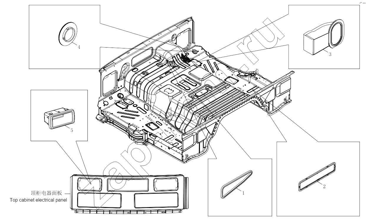 Схема/чертеж: 1SB2488130102 Independent heat source unit / Foton 4189SLFKA-AEZA01