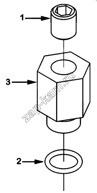 Схема/чертеж: 1S42591000201 Engine-oil pressure switch / Foton 4189SLFKA-AEZA01