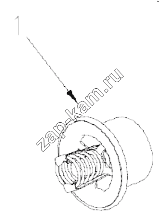 Схема/чертеж: 1S42591000201 Engine-water temperature thermostat / Foton 4189SLFKA-AEZA01