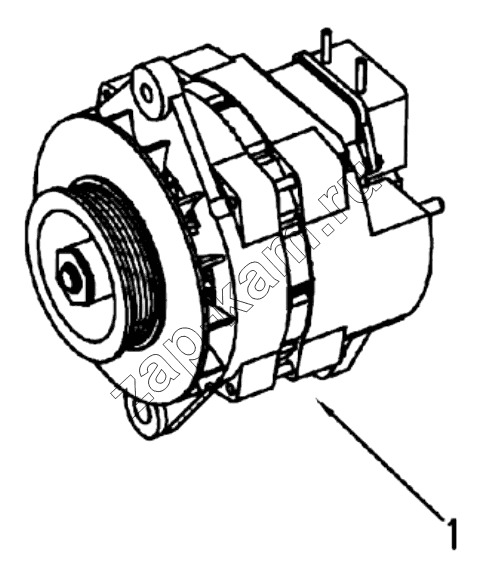 Схема/чертеж: 1S42591000201 Engine-generator / Foton 4189SLFKA-AEZA01
