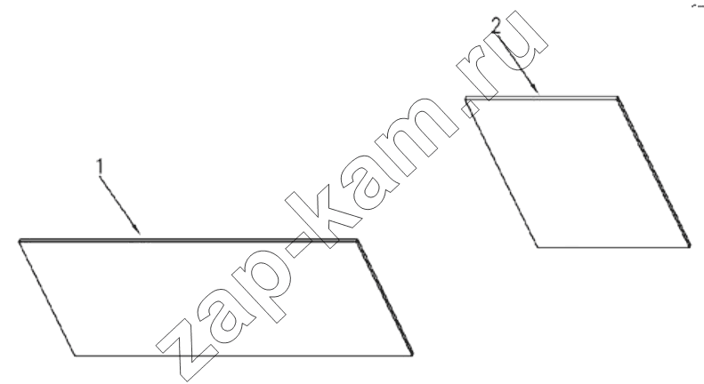 Схема/чертеж: 1S42591000201 Engine-engine label / Foton 4189SLFKA-AEZA01