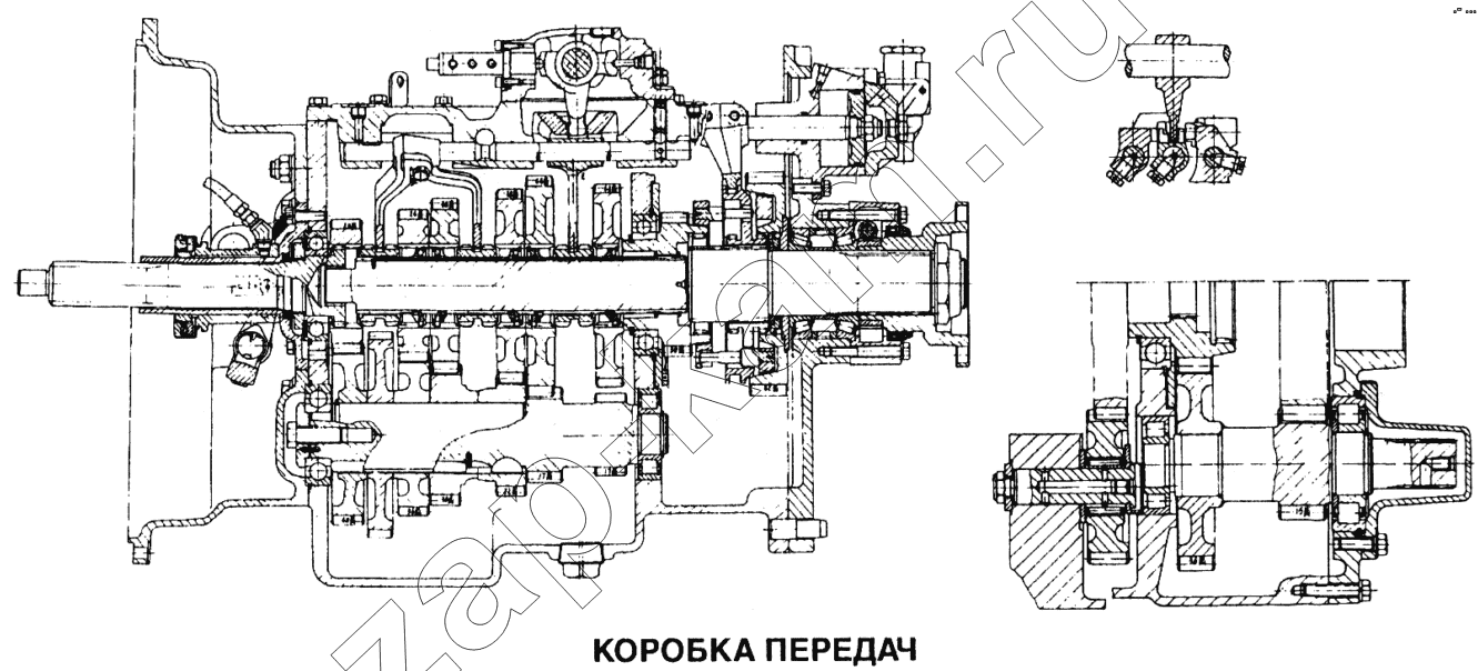 Схема/чертеж: Коробка передач / HOWO Howo