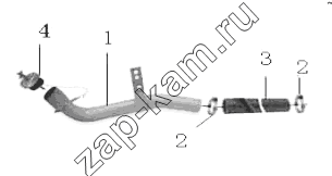Схема/чертеж: HOWO Engine accessories left / HOWO Howo A7 8x4