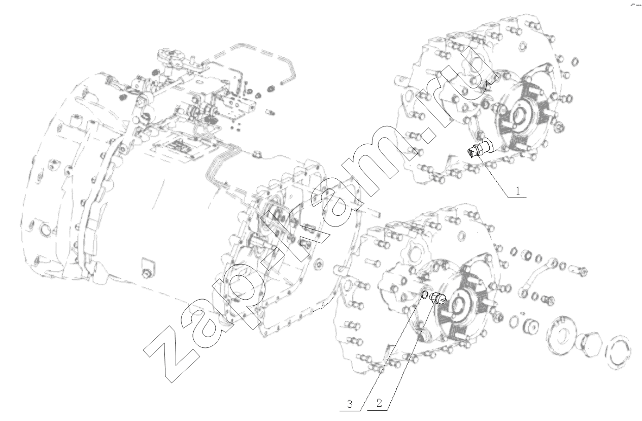 Схема/чертеж: Electric switch assemby / HOWO Howo A7 8x4