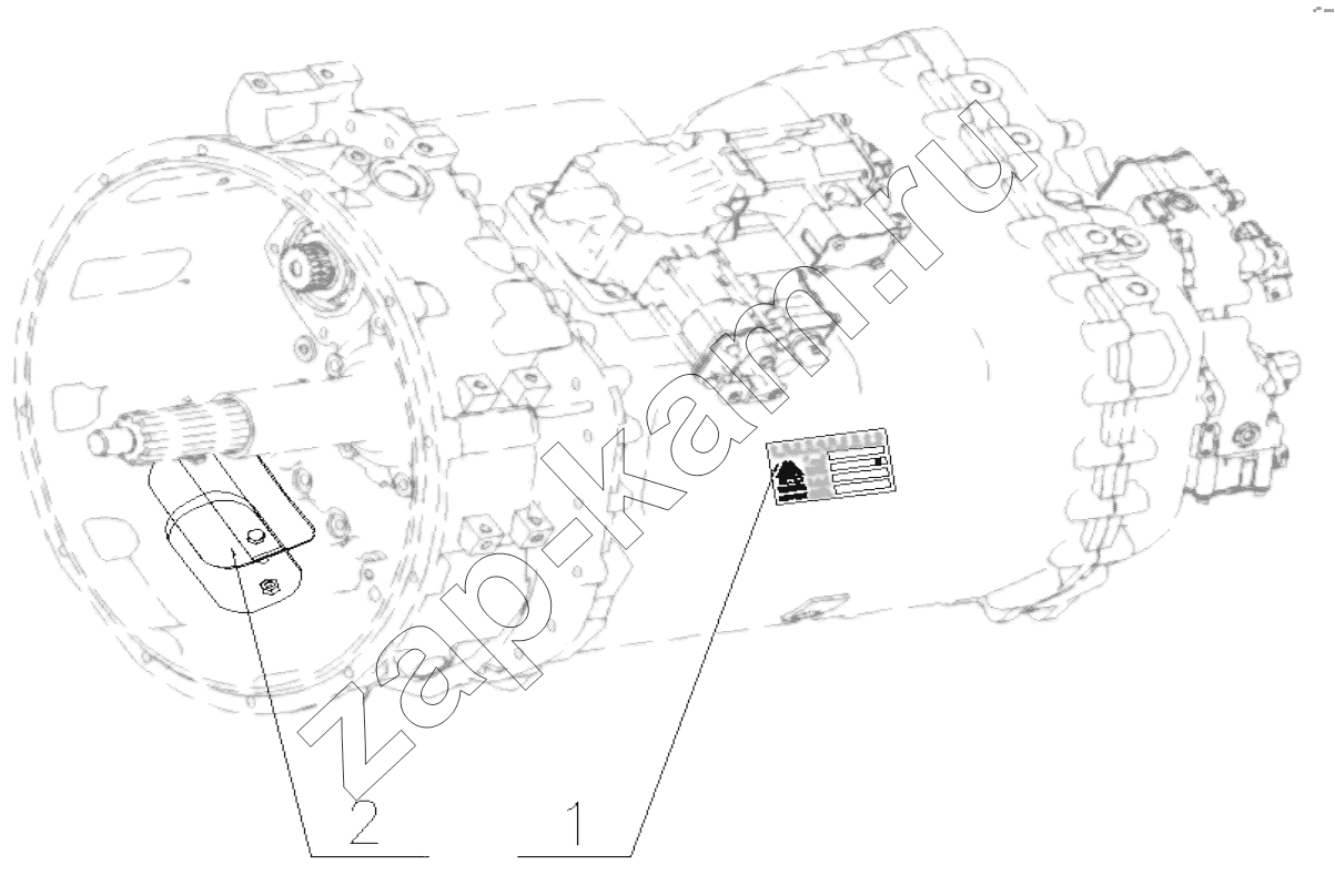 Схема/чертеж: Sign component / HOWO Howo A7 8x4