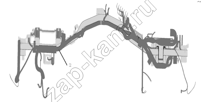 Схема/чертеж: HW7C cab wire / HOWO Howo A7 8x4