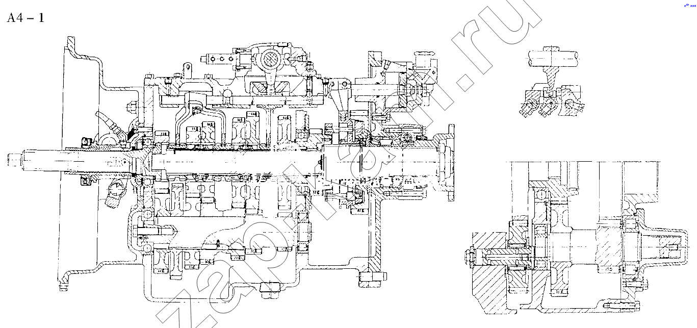 Схема/чертеж: Fuller GEARBOX (A4-1) / HOWO Sinotruck (полный)