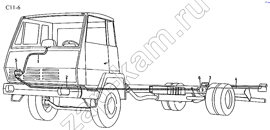Схема/чертеж: ELECTRICAL LINES (C11-6) / HOWO Sinotruck (полный)