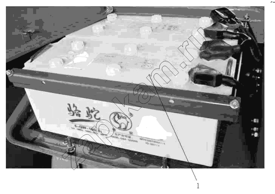 Схема/чертеж: Battery 180AH / HOWO ZZ3327N3647C-N2WA