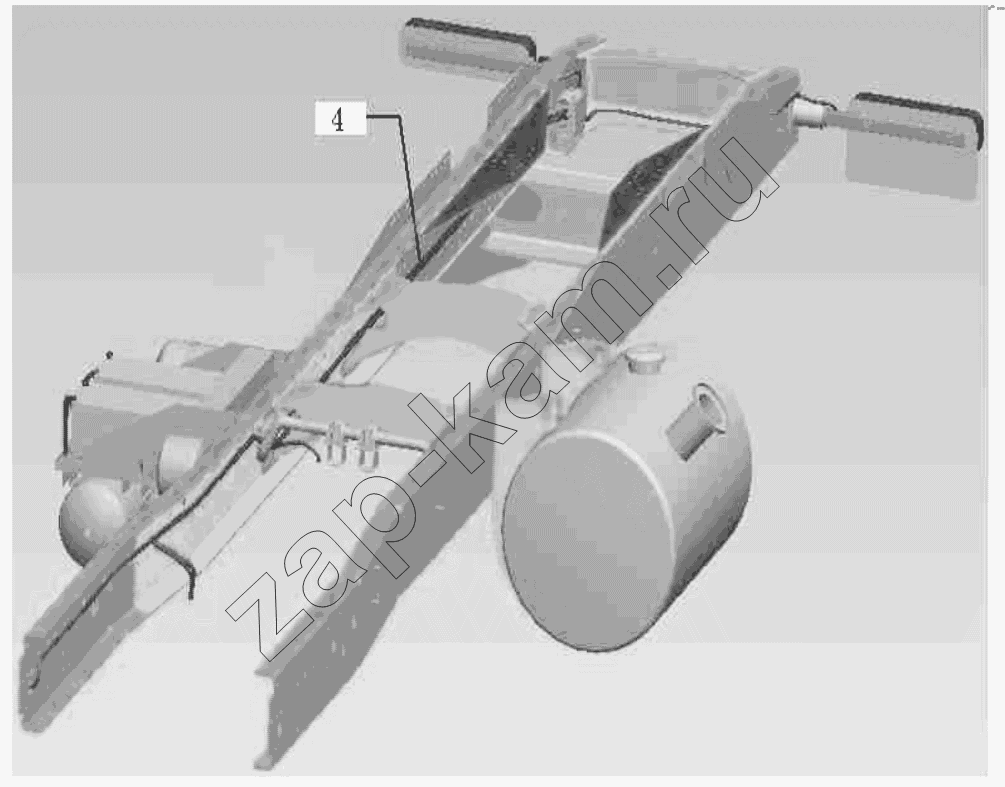 Схема/чертеж: Chassis Wireness / HOWO ZZ3327N3647C-N2WA