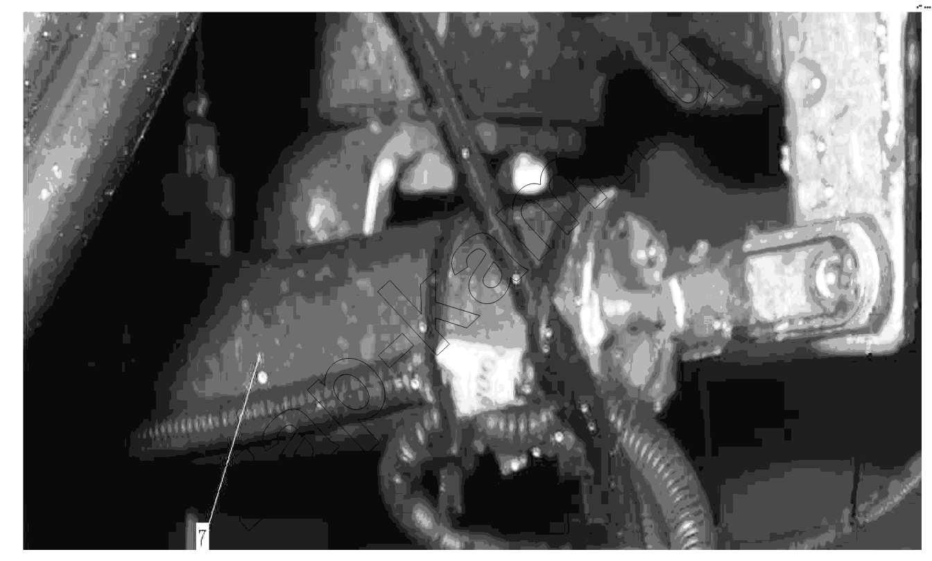 Схема/чертеж: Operating Cylinder of Differential Lock / HOWO ZZ3327N3647C-N2WA